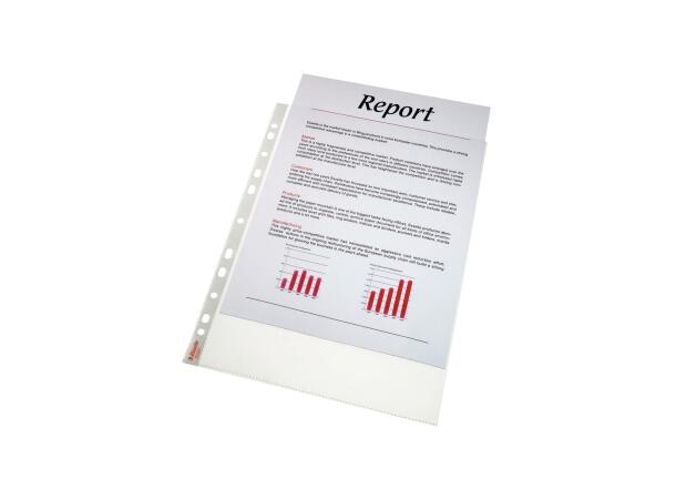 Plastlomme ESSELTE A4 toppåpn 105my (10) 